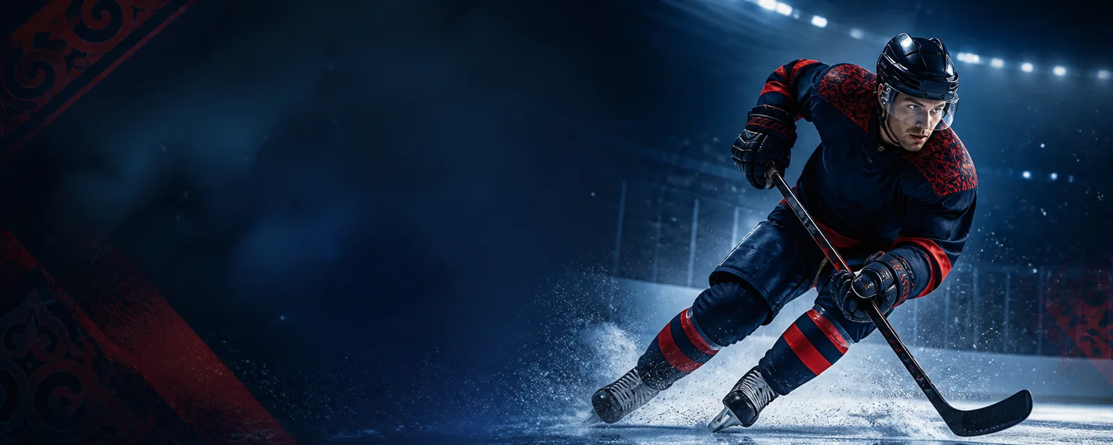 Kыргызстандык ice hockey player